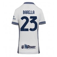 Inter Milan Nicolo Barella #23 Bortatröja Dam 2024-25 Kortärmad